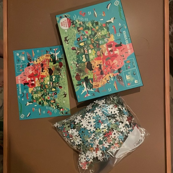 Mudpuppy 1000 Piece United States Jigsaw Puzzle - Picture 4 of 4